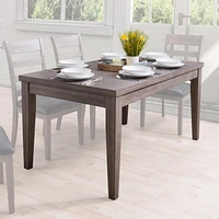 CorLiving New York Washed Grey Classic Dining Table