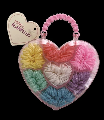 Bejeweled 1000 PC POLY BANDS IN HEART CASE , Bejeweled 1000 PC POLY BANDS IN HEART CASE  PASTEL