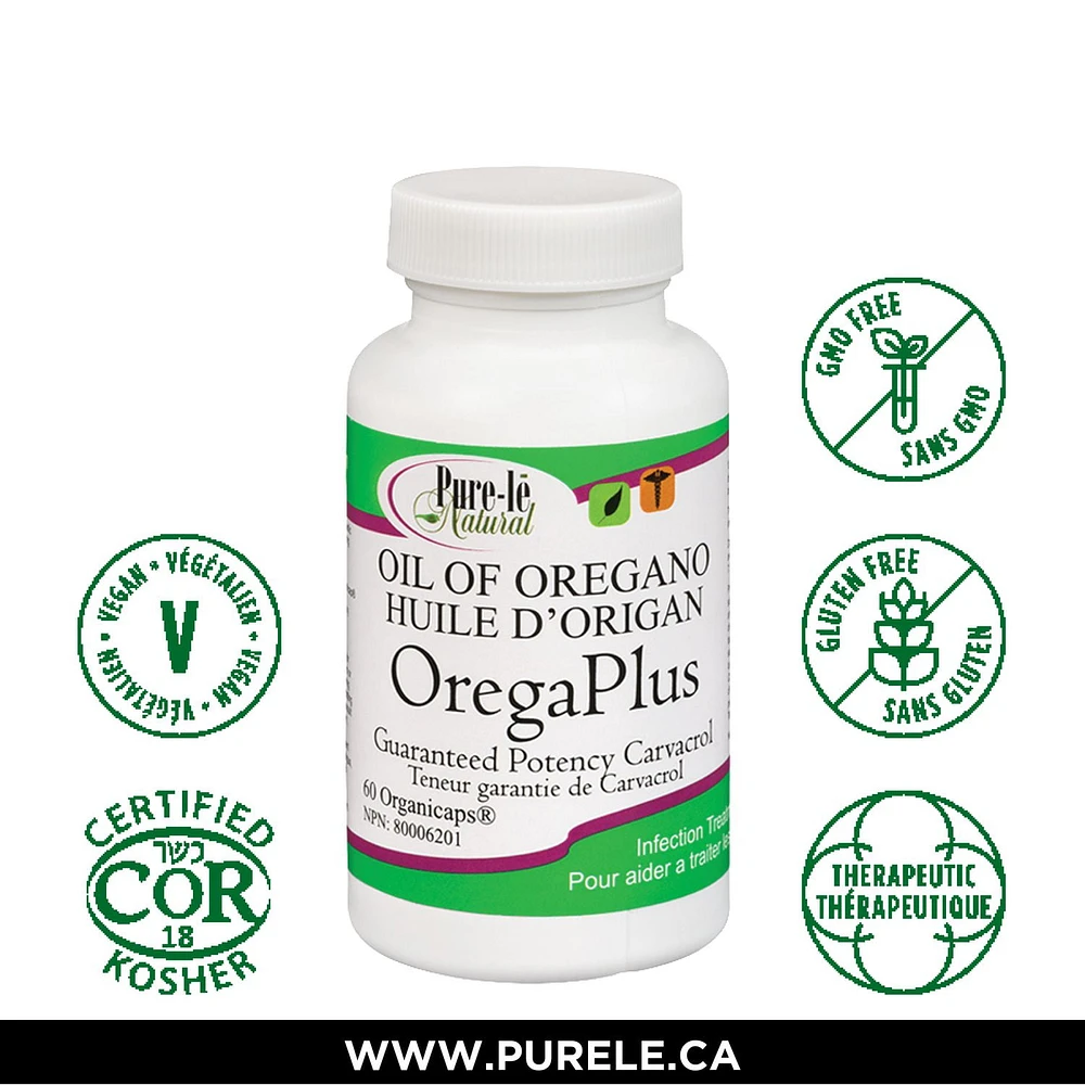 Pure-lē Natural  Oil of Oregano OregaPlus