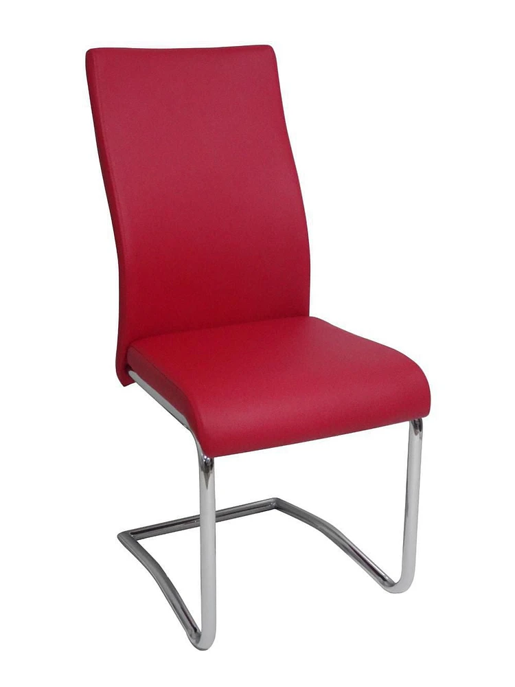 Canadian Accord Dining Chair Red (Set of 2)