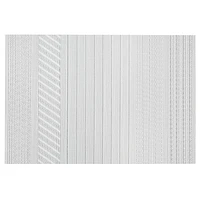 Vinyl Placemat (Regalia) (Silver) - Set of 12