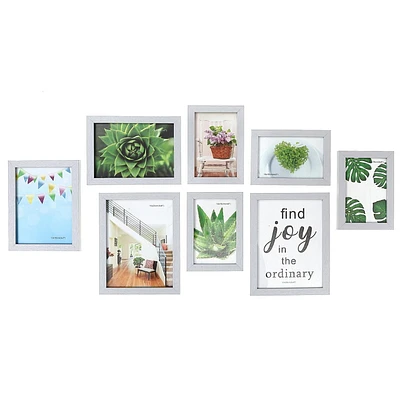 8 Pc Gallery Frame Set (Pewter)