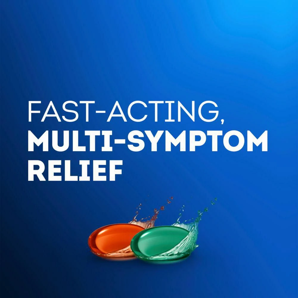 Vicks DayQuil et NyQuil Rhume et grippe LiquiCaps format pratique 48 capsules liquides