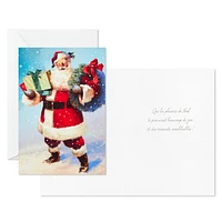 Image Arts Boxed Christmas Cards (Classic Santa With Gifts), 18 ct.