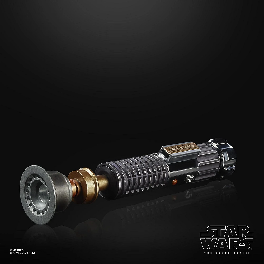 Star Wars The Black Series Obi-Wan Kenobi Force FX Elite Lightsaber with Advanced LED and Sound Effects, Adult Collectible Roleplay Item