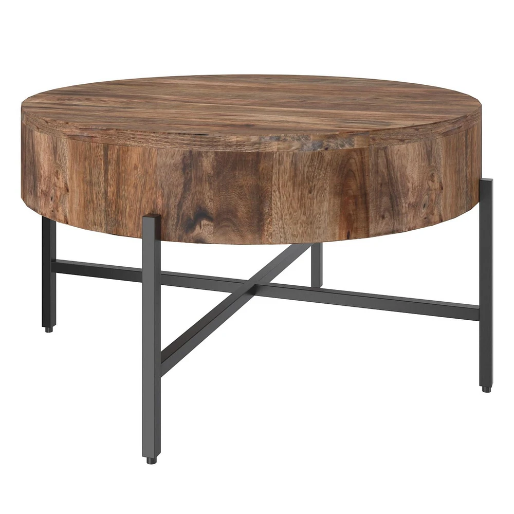 Contemporary Solid Wood Coffee Table in Natural