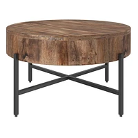 Contemporary Solid Wood Coffee Table in Natural