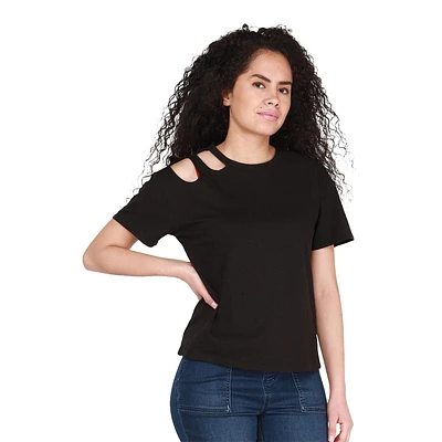 Devoted T-Shirt À Épaules Froides