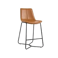 Heavenly Collection Tan Sled Counter Stool