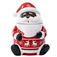 Holiday Time Figural Ceramic Cookie Jar, 77 oz, 1 piece