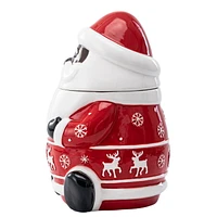 Holiday Time Figural Ceramic Cookie Jar, 77 oz, 1 piece