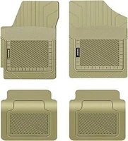 PantsSaver Custom Fit Car Floor Mats for Mitsubishi Lancer 2008-2017 All Weather Protection (Beige)