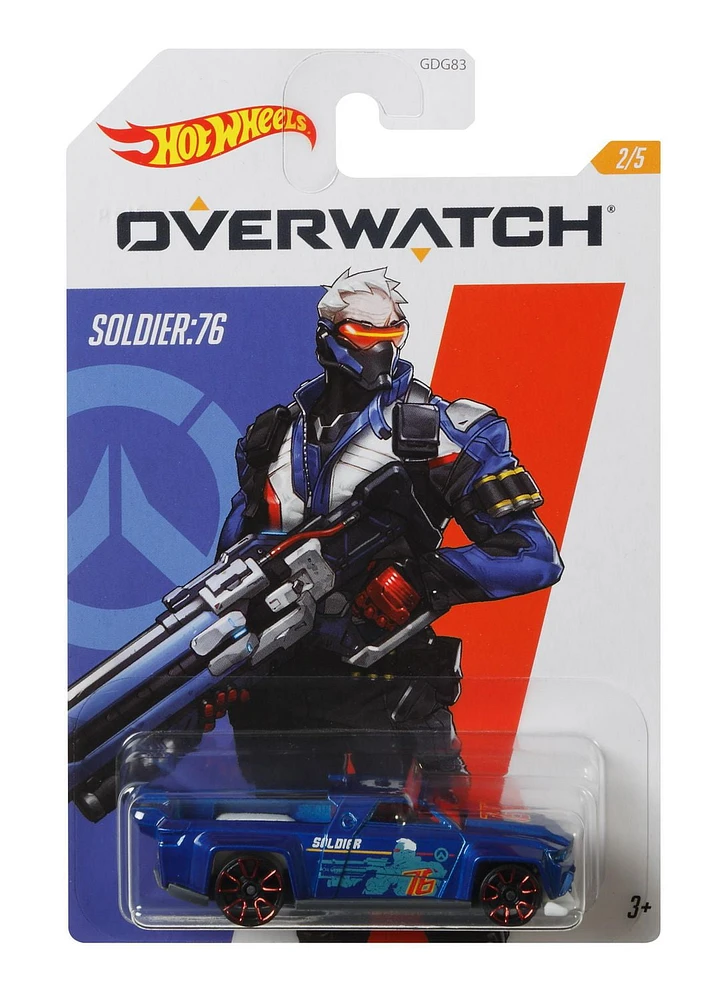 Hot Wheels 1:64 Scale Entertainment Themed Die-Cast Vehicle Collectible Overwatch Solid Muscle