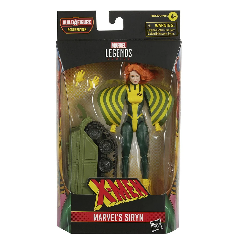 Marvel Legends Series X-Men Marvel’s Siryn Action Figure 6-inch Collectible Toy, 2 Accessories and 1 Build-A-Figure Part