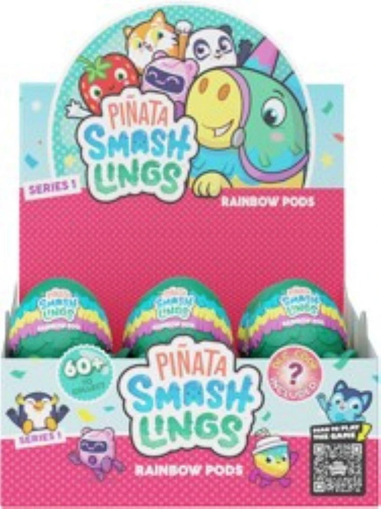 Smashlings Figures Rainbow Pod Blind Pack, Smashlings Blind PK