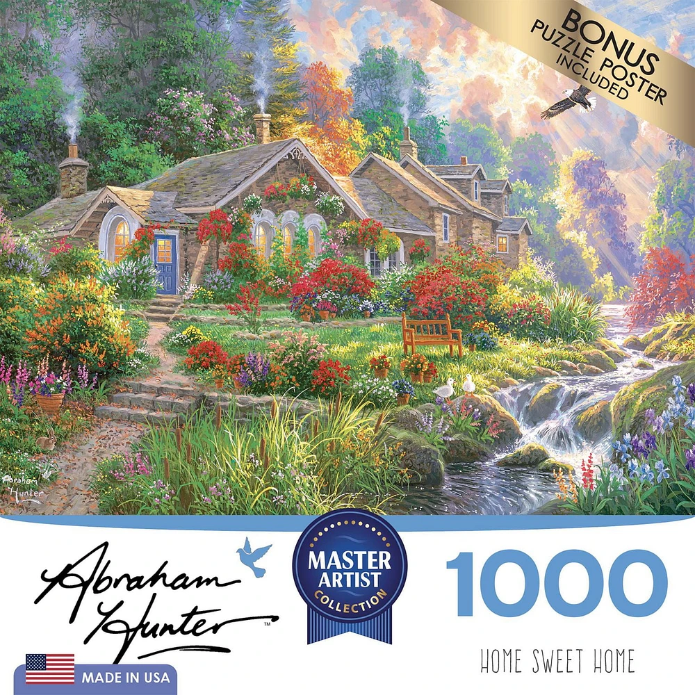 ABRAHAM HUNTER 1000 Piece Puzzle Home Sweet Home