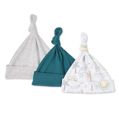 Lot de 3 chapeaux noués George collection non genrée pour nourrissons Taille unique