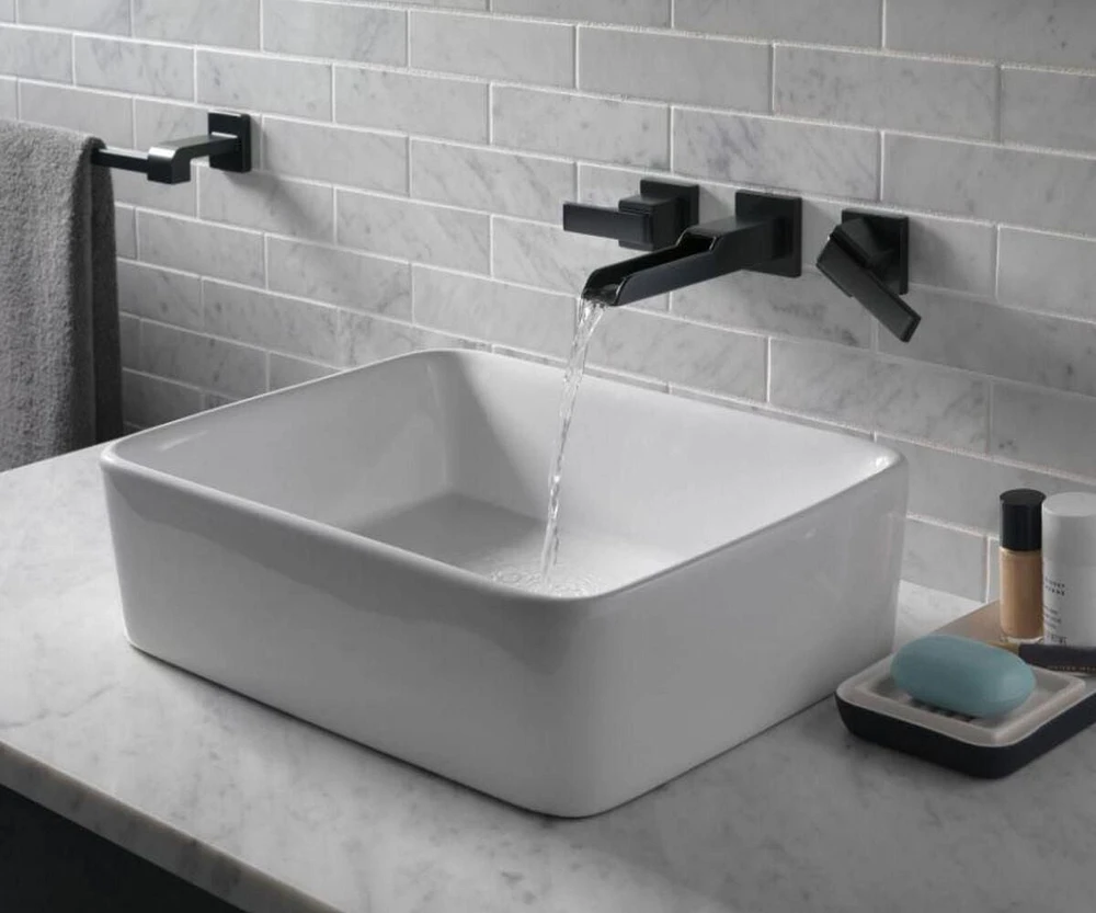 DROP Bath and Kitchen DR091352 Bathroom Vessel Sink Set