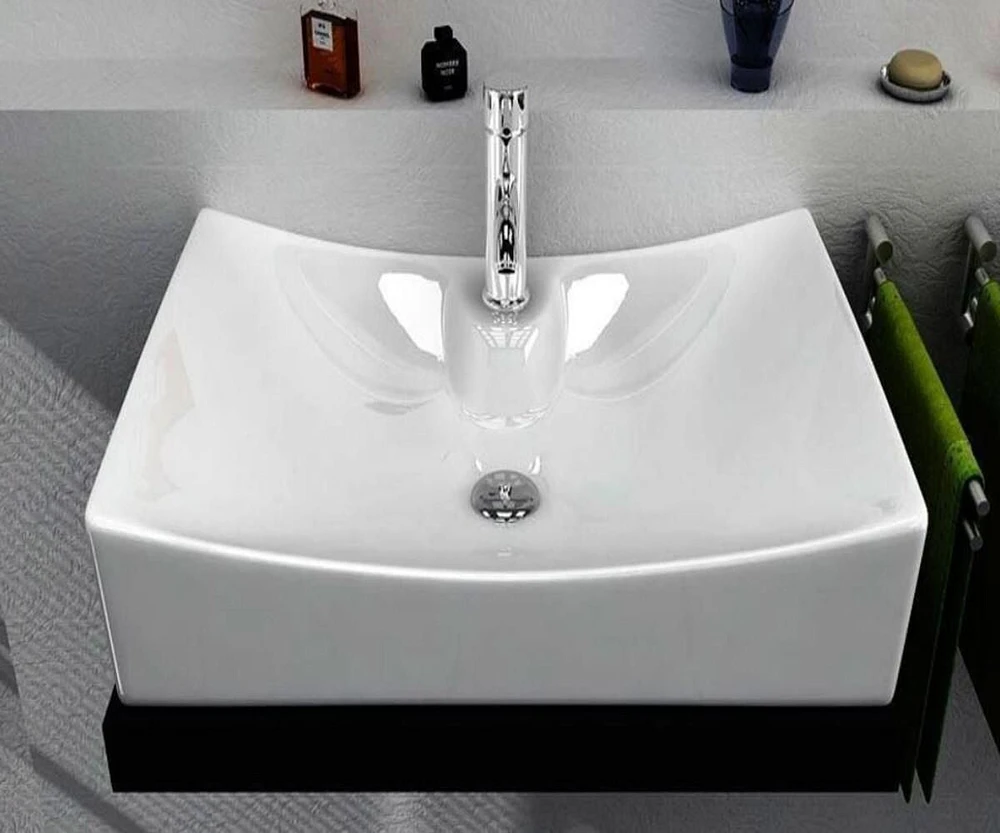 DROP Bath and Kitchen DR091486 Bathroom Vessel Sink Set