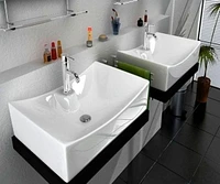 DROP Bath and Kitchen DR091486 Bathroom Vessel Sink Set