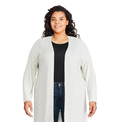 Cardigan ouvert sur le devant George Plus pour femmes