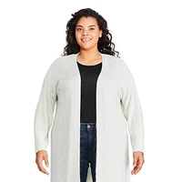 George Women's Plus Open Front Cardigan