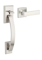 Weiser Handleset Mix & Match Tavaris & Vedani, in Satin Nickel