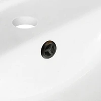 20.75-in. W CSA Rectangle Bathroom Undermount Sink Set In White - Oil Rubbed Bronze Hardware AI-20540