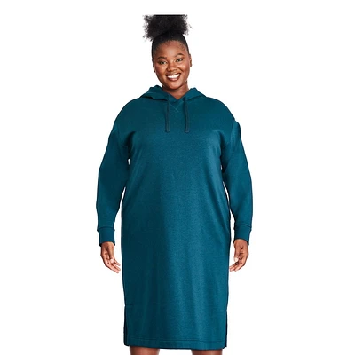 George Women's Plus Hooded Midi Dress