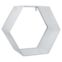 Truu Design Decorative Hexagon Floating Wall Shelves