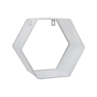 Truu Design Decorative Hexagon Floating Wall Shelves