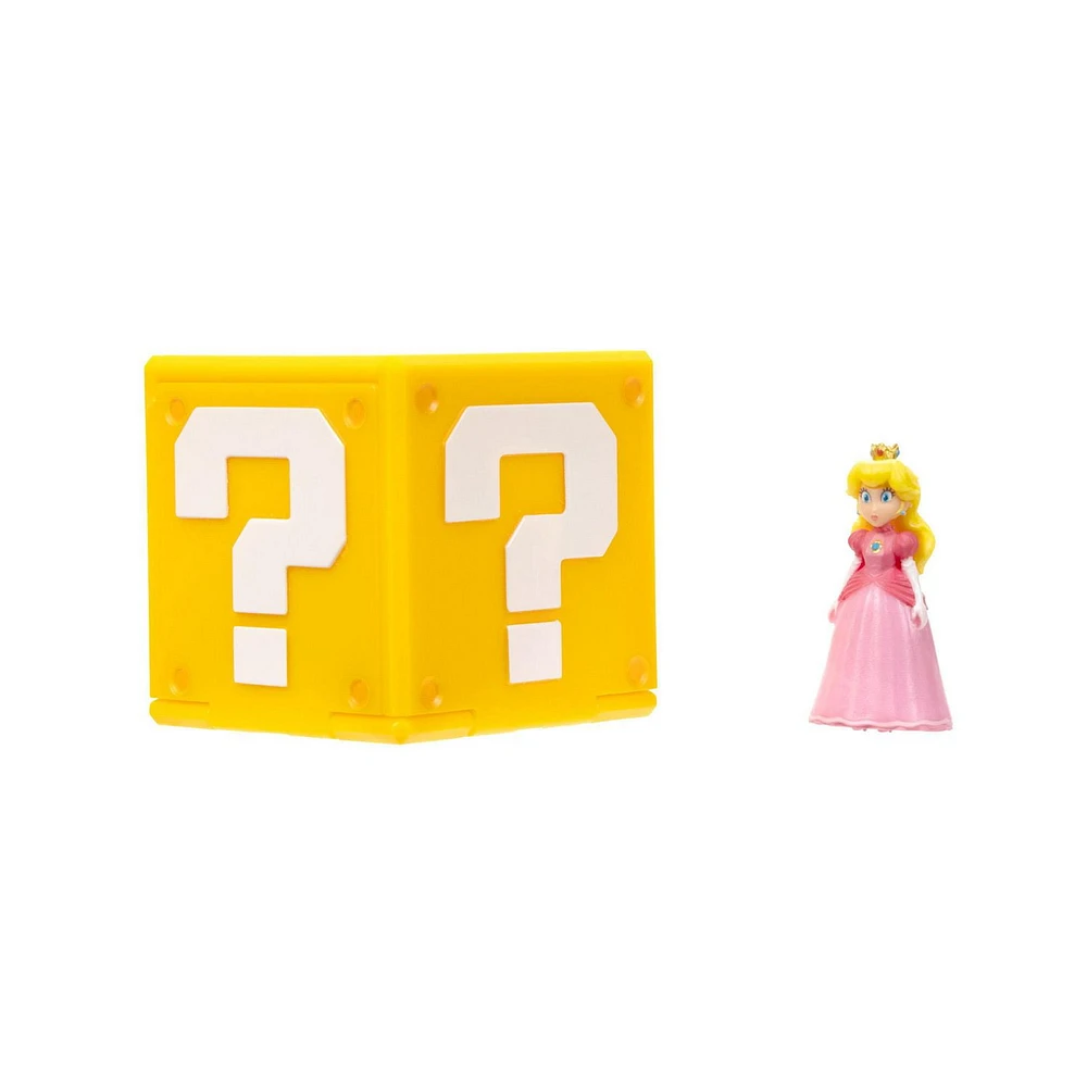 The Super Mario Bros. Movie – 1.25” Mini Figure with Question Block – Peach