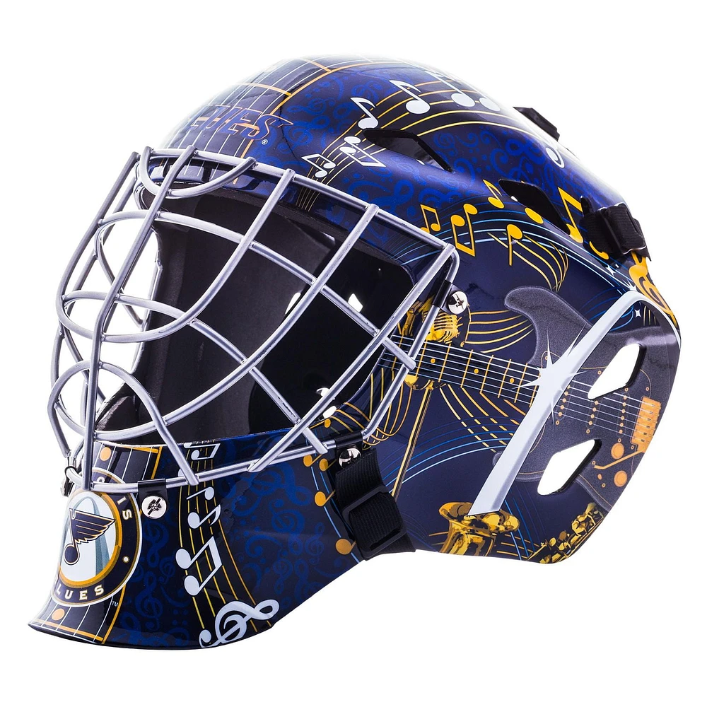 Franklin Sports GFM 1500 NHL Blues Goalie Face Mask