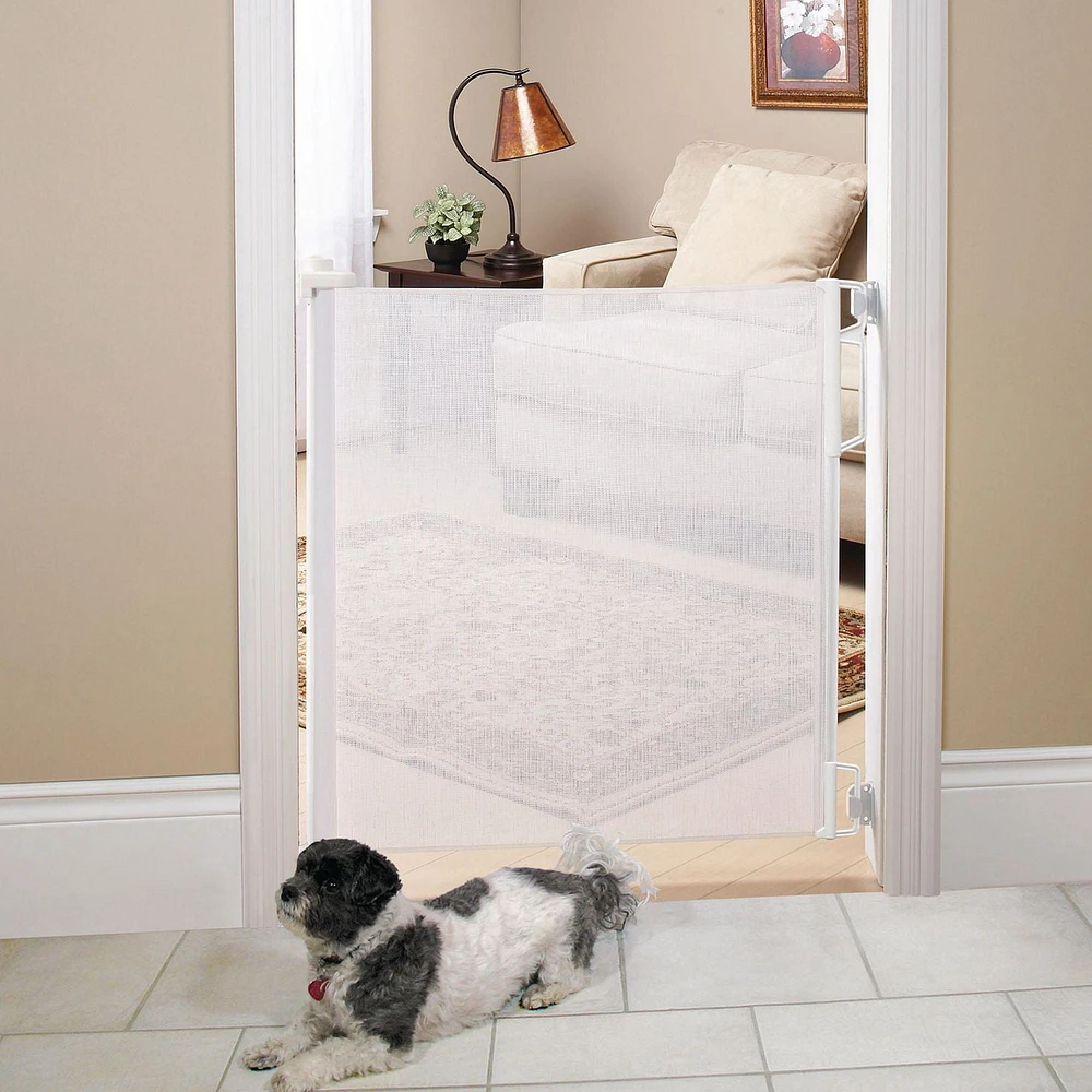 Barrière retractable de Bily 55 l (maximum) x 32,5 H (po)
