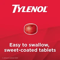 Tylenol Regular Strength Pain Relief Acetaminophen 325mg EZTabs, 100 Count