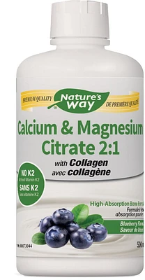 Nature's Way Calcium & Magnesium Citrate 2:1