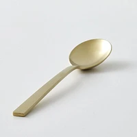 BHG RIVER GOLD SATIN TEASPOON, Classic design and modern style