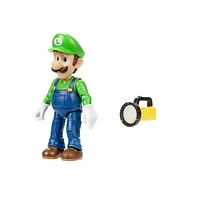 The Super Mario Bros. Movie - 5” Figure Series – Luigi Figure with Flashlight Accessory