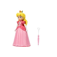 The Super Mario Bros. Movie - 5” Figure Series – Peach Figure with Umbrella Accessory