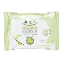Simple® KIND to Skin Eye Makeup Remover Pads 30 Count