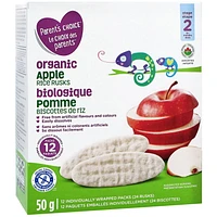 Biscottes de riz biologiques saveur pomme Le choix des parents