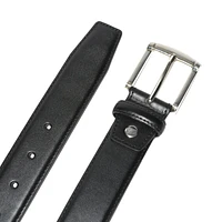 NICCI SMOOTH FINISH BELT WITH SHINY NICKEL BUCKLE