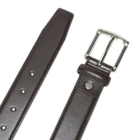 NICCI SMOOTH FINISH BELT WITH SHINY NICKEL BUCKLE