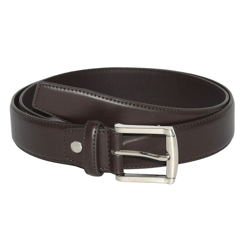 NICCI SMOOTH FINISH BELT WITH SHINY NICKEL BUCKLE