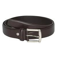 NICCI SMOOTH FINISH BELT WITH SHINY NICKEL BUCKLE