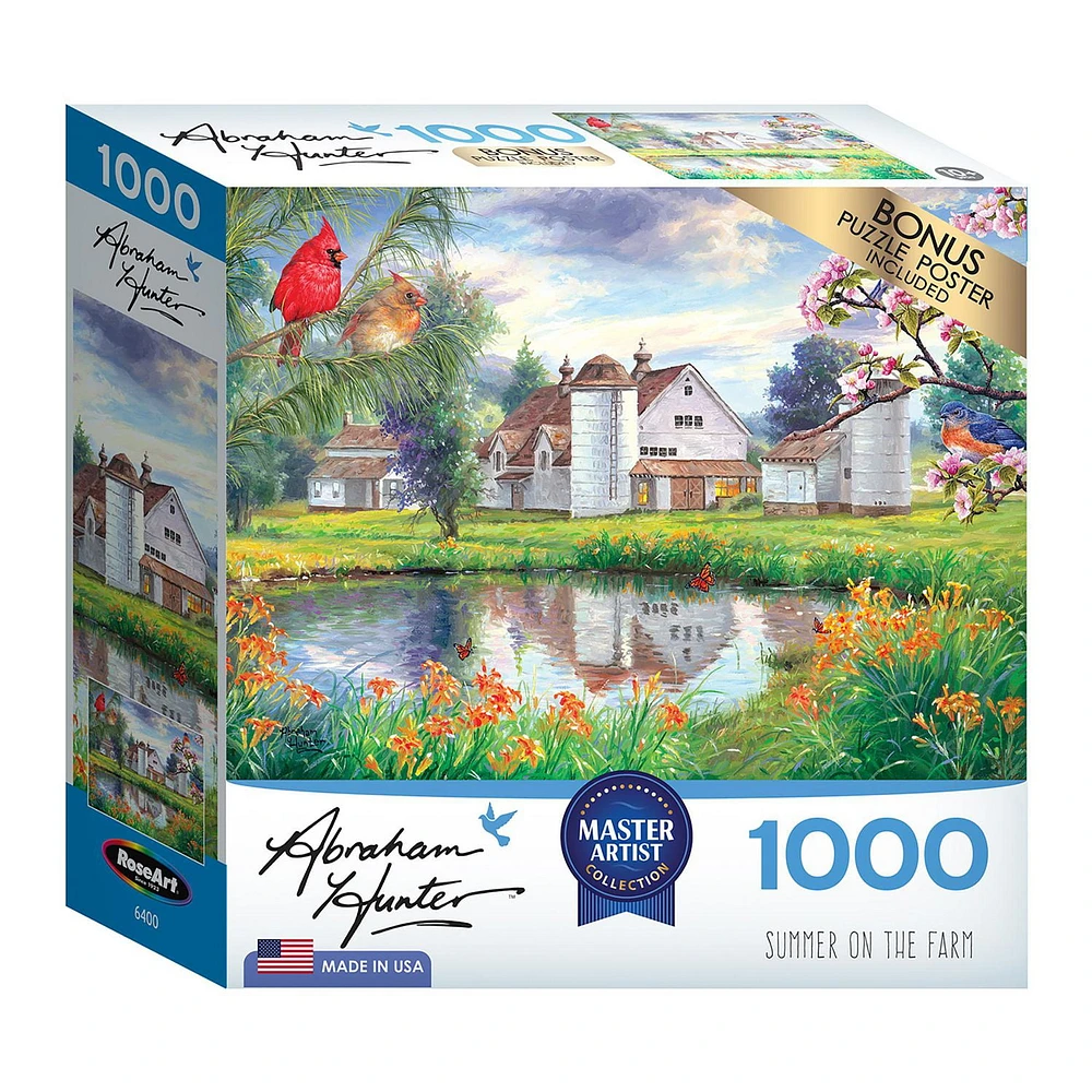 ABRAHAM HUNTER 1000 Piece Puzzle Summer Farm