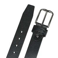 NICCI SMOOTH FINISH BELT WITH ANTIQUE NICKEL BUCKLE