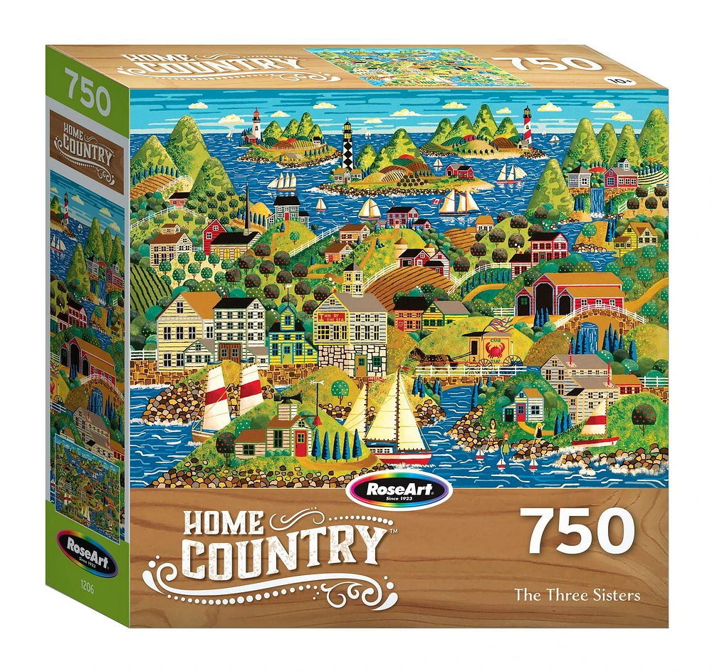 HOMECOUNTRY 750 Piece Puzzle The Three Sisters