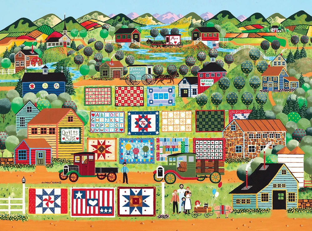 HOMECOUNTRY 750 Piece Puzzle Quilts For Sale