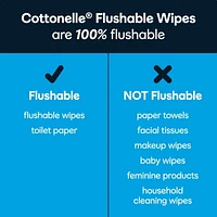 Cottonelle® Fresh Care* Flushable Cleansing Cloths Refill, 84 Cloths Refill, 84 Cloths Refill